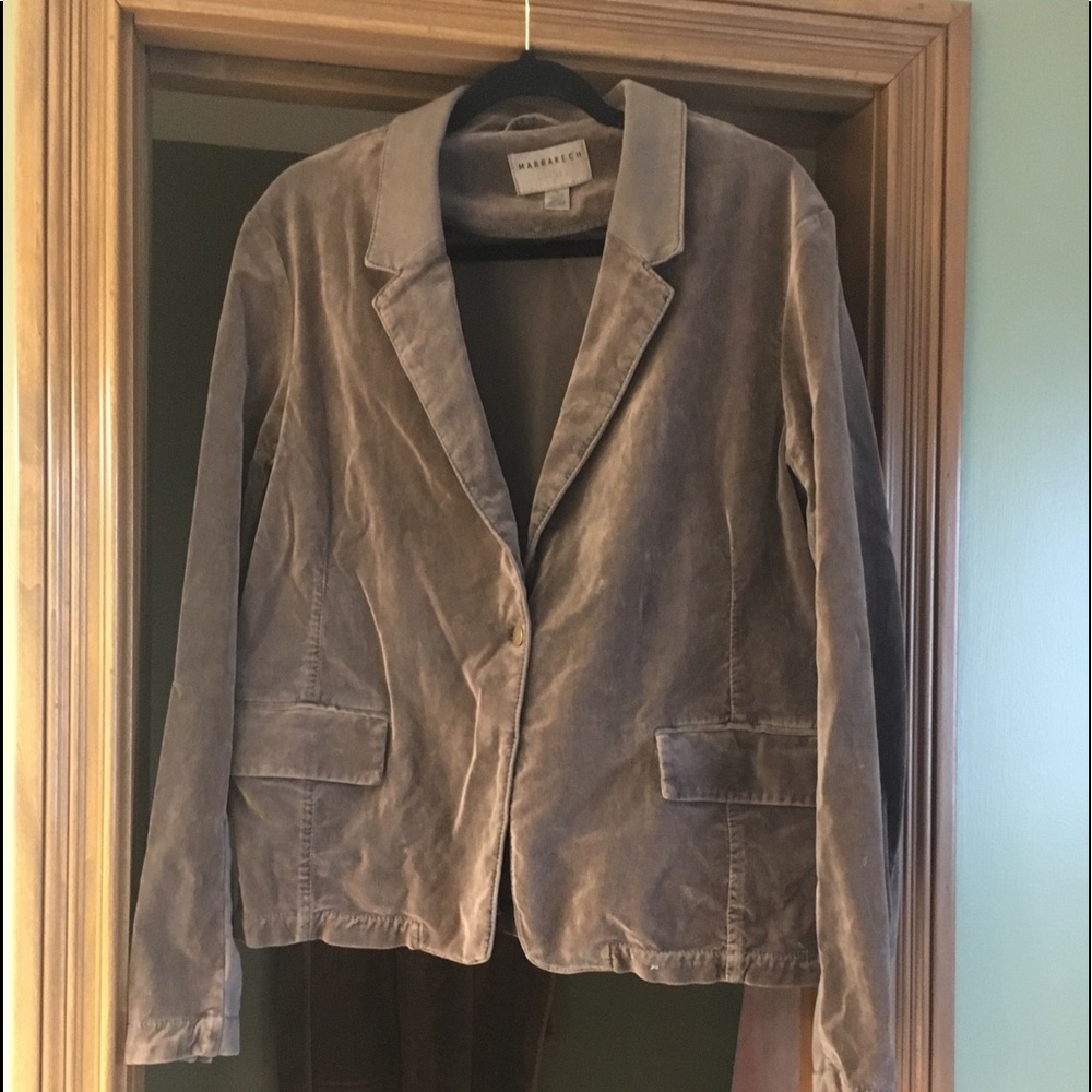 Marrakech velvet blazer